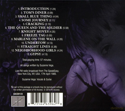Suzanne Vega: Live At The Speakeasy [CD]