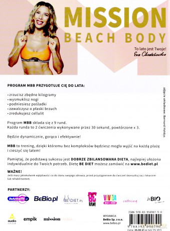 Ewa Chodakowska: Mission Beach Body (booklet) [DVD]