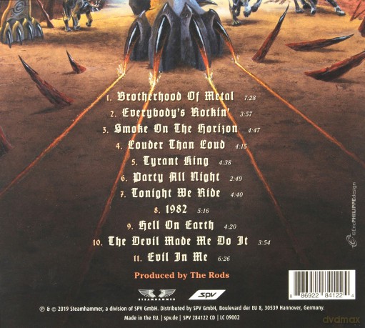 The Rods: Brotherhood Of Metal (digipack) [CD]
