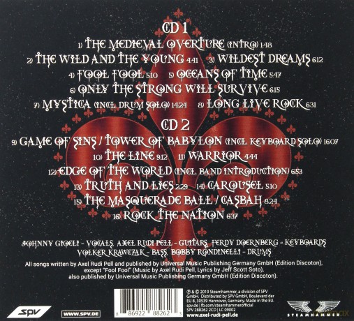 Axel Rudi Pell: XXX Anniversary Live (digipack) [2CD]