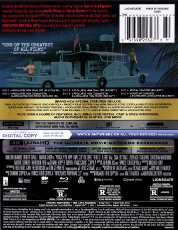 Apocalypse Now (Czas Apokalipsy) [2xBlu-Ray 4K]+[4xBlu-Ray]