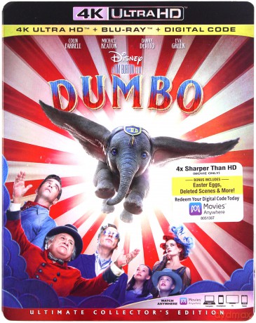 Dumbo (Disney) [Blu-Ray 4K]+[Blu-Ray]