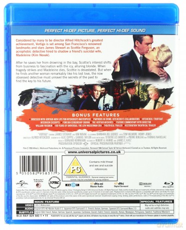 Vertigo (Zawrót głowy) [Blu-Ray]