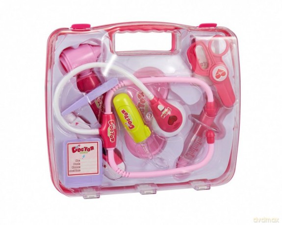 Askato Zestaw lekarski różowy