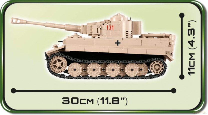 Klocki Mała Armia Tiger I 131 [KLOCKI]