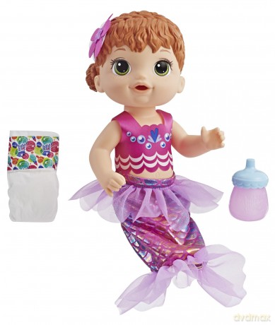 Lalka Baby Alive Migocząca Syrenka Ruda