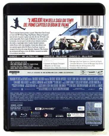 Mission: Impossible 6 - Fallout [Blu-Ray 4K]+[Blu-Ray]