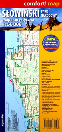 Comfort!map Słowiński Park Narodowy mapa