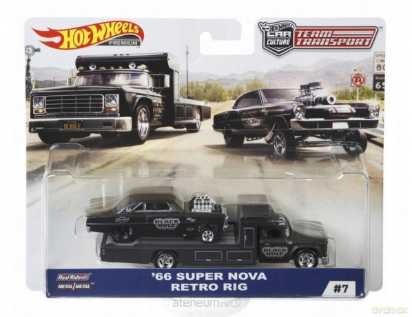 Hot Wheels Pojazd transportowy Retro Rig