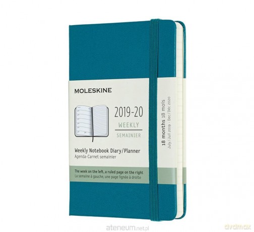 Kalendarz 2019/20 tyg. 18MP twardy magnetic green [KALENDARZ]