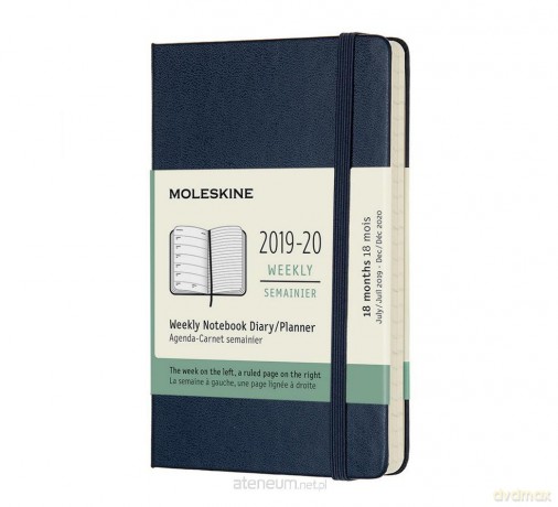 Kalendarz 2019/20 tyg. 18MP twardy sapphire blue [KALENDARZ]