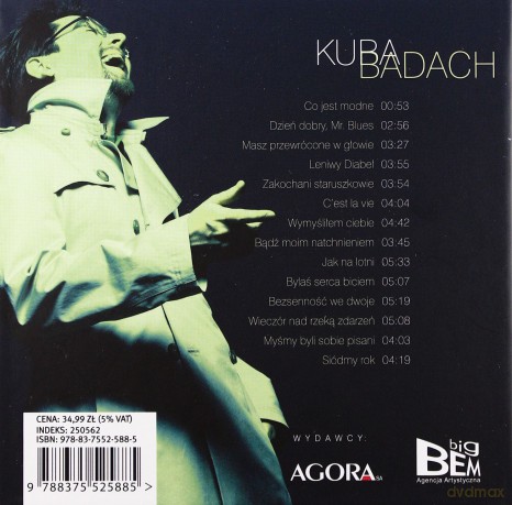 Kuba Badach: Tribute To Andrzej Zaucha (digibook) [CD]