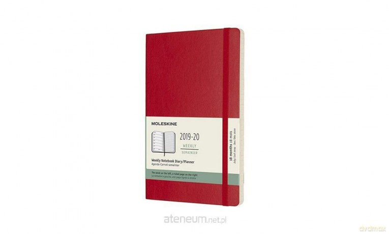 Kalendarz 2019/20 tygodniowy 18ML scarlet red [KALENDARZ]