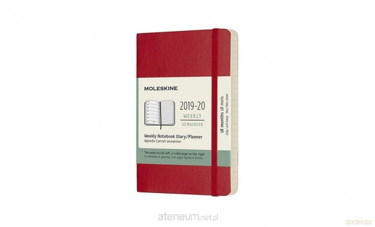 Kalendarz 2019/20 tygodniowy 18MP scarlet red [KALENDARZ]
