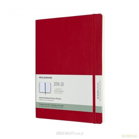 Kalendarz 2019/20 tygodniowy 18MXL scarlet red [KALENDARZ]