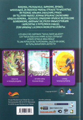 Komiksy paragrafowe Magiczny rytuał - Manuro [KOMIKS]