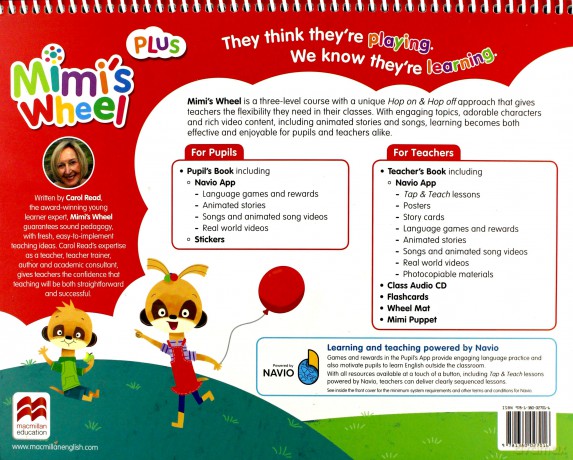 Mimi's Wheel 2 Plus podręcznik + kod do NAVIO - Carol Read [KSIĄŻKA]
