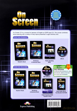 On Screen ćwiczenie&Grammar Book C2 + DigiBook - Jenny Dooley [KSIĄŻKA]