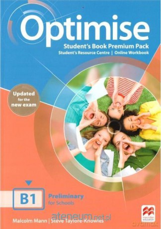 Optimise B1 Update ed. podręcznik + eBook + kod+ ćwiczenie online - Malcolm Mann, Steve Taylore-Knowles [KSIĄŻKA]