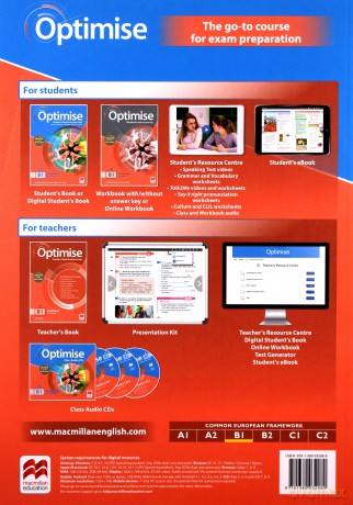 Optimise B1 Update ed. podręcznik + eBook + kod+ ćwiczenie online - Malcolm Mann, Steve Taylore-Knowles [KSIĄŻKA]