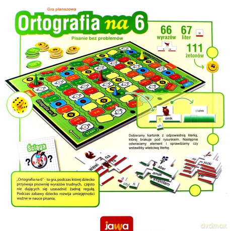 Ortografia na 6 [GRA PLANSZOWA]
