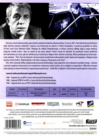 Krzysztof Kieślowski Kolekcja: Krótki film o zabijaniu (wydanie specjalne) [DVD]