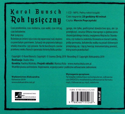 Rok tysięczny - Karol Bunsch [AUDIOBOOK]