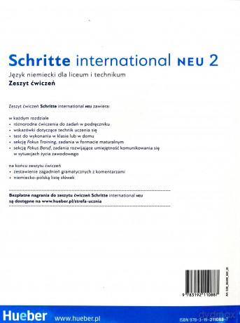 Schritte international Neu 2 A1.2 ćwiczenie PL [KSIĄŻKA]