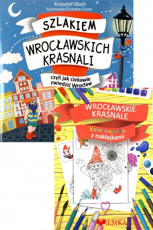 Szlakiem wrocławskich krasnali + kolorowanka - Krzysztof Głuch [KSIĄŻKA]