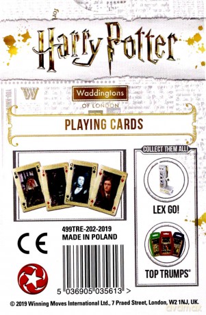 Waddingtons No. 1 Harry Potter White [KARTY]