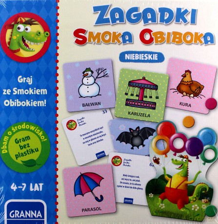 Zagadki Smoka Obiboka niebieskie [GRA]