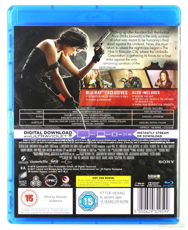 Resident Evil: Ostatni rozdział [Blu-Ray]