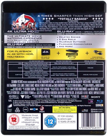 Ghostbusters (Pogromcy duchów) [Blu-Ray 4K]+[Blu-Ray]
