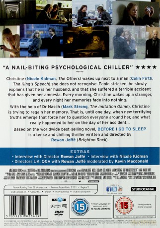 Before I Go To Sleep (Zanim zasnę) [DVD]