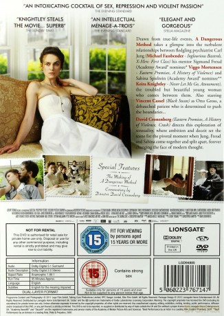 A Dangerous Method (Niebezpieczna metoda) [DVD]