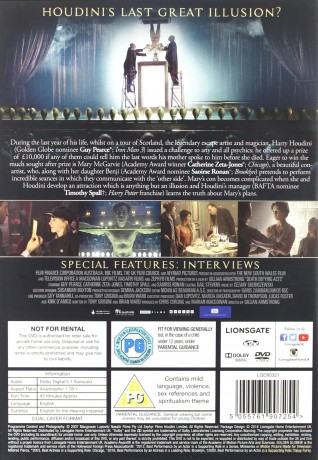Death Defying Acts (Houdini: Magia miłości) [DVD]