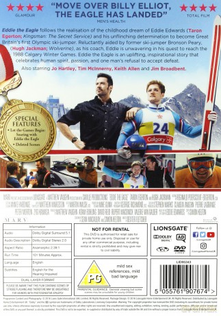 Eddie The Eagle (Eddie zwany Orłem) [DVD]