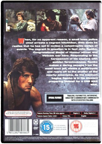 First Blood (Rambo: Pierwsza Krew) [DVD]