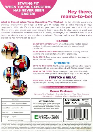 What To Expect When You're Expecting - The Workout (Jak urodzić i nie zwariować) [DVD]
