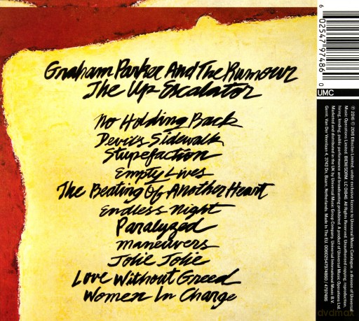 Graham Parker: The Up Escalator [CD]