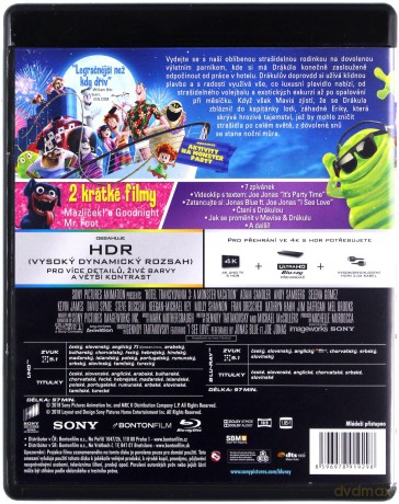 Hotel Transylwania 3 [Blu-Ray 4K]+[Blu-Ray]