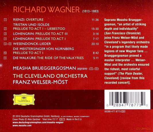 Measha Brueggergosman: Wagner/Mottl: Wesendonck-Lieder [CD]