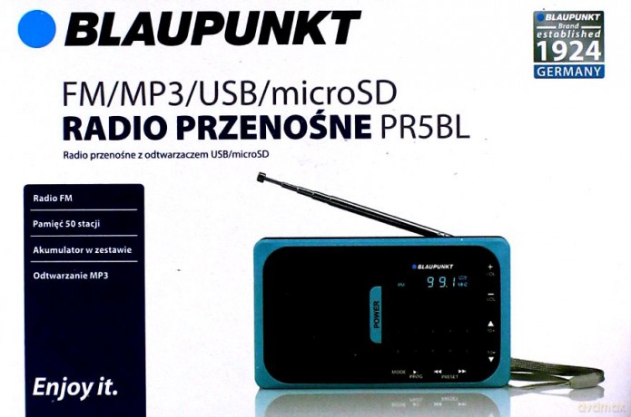 Blaupunkt radio kieszonkowe PR5BL