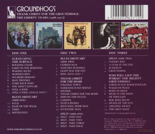 The Groundhogs: The Liberty Years (1968-1972) [3CD]