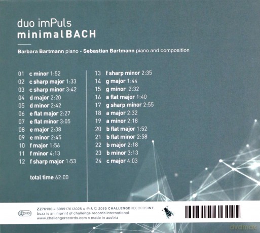 duo imPuls: Bach: m i n i m a l BACH [CD]
