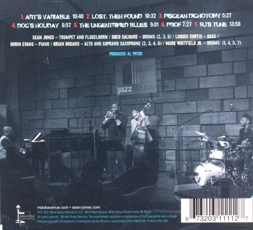 Sean Jones: Live From Jazz At The Bistro [CD]