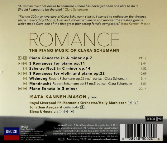 Isata Kanneh-Mason: Romance [CD]