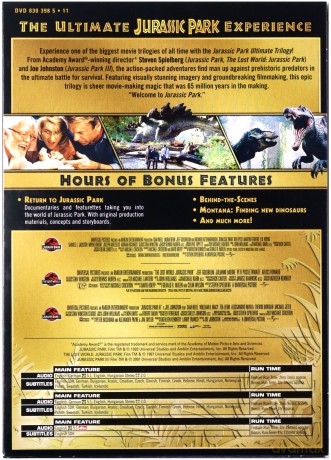 Jurassic Park Trylogia [3DVD]