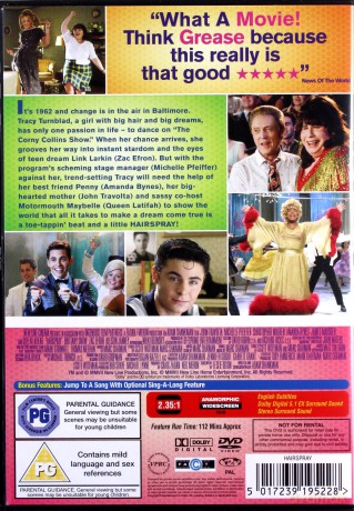 Hairspray (2007) (Lakier do włosów) [DVD]