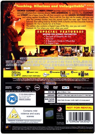 Fantastic Mr. Fox (Fantastyczny Pan Lis) [DVD]